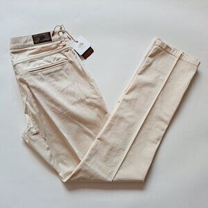 New Fradi Men's Italian Beige Pants Size 35